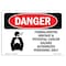Signmission OSHA Danger Sign, 7" Height, 10" Width, Rigid Plastic, Formaldehyde Irritant Hazard, Landscape OS-DS-P-710-L-1266 - alternate 1